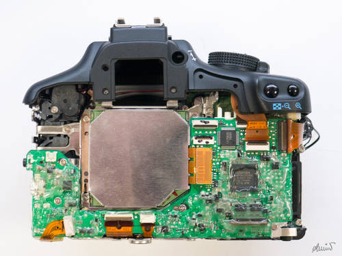 R�ckseite mit montiertem Geh�useoberteil