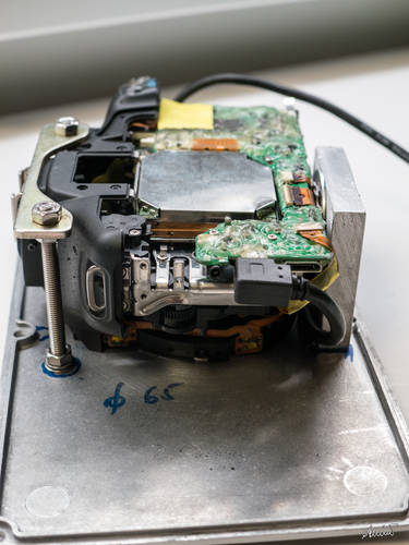 Deckelmontage des Kamerageh�uses