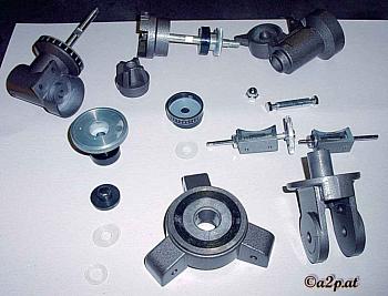 Asro-3 Montierung zerlegt