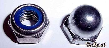 Ziermutter gegen selbstsichernde Mutter getauscht Ziermutter gegen selbstsichernde Mutter getauscht