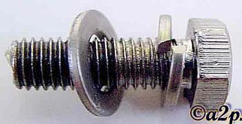 Beilagscheibe und Sprengring für das Schneckenrad Gehäuse Beilagscheibe und Sprengring für das Schneckenrad Gehäuse