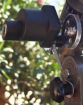 Montage des Motors für die Stundenachse Montage des Motors für die Stundenachse