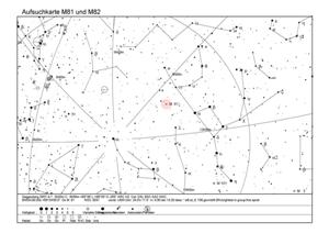 Aufsuchkarte f&uuml;r
M81&M82