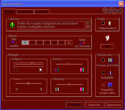 TouCam Einstellungen