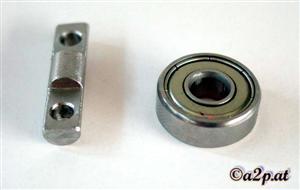 Wellen f&uuml;r die Kugellager