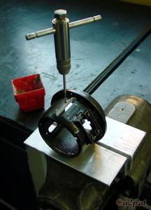 Gewinde
f&uuml;r die Wellen